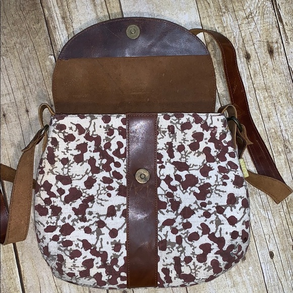 Joyn Leather And Canvas Crossbody - Picture 6 of 7